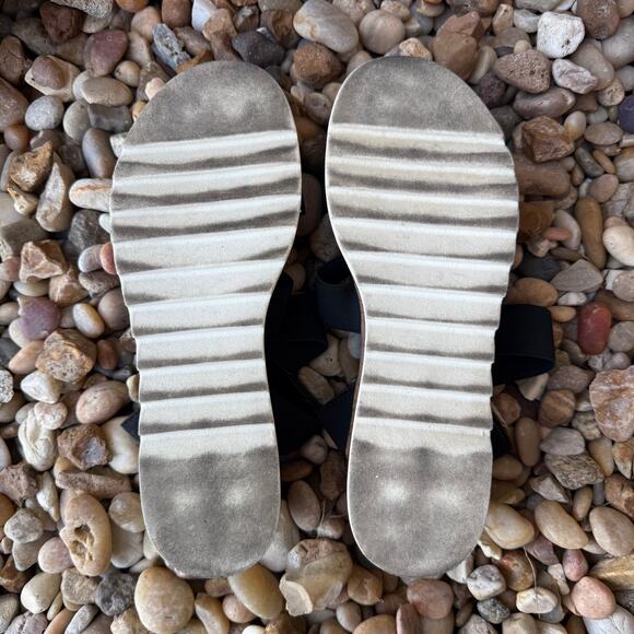 Steve Madden Black Sandals - Picture 8 of 9